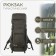 Tourist backpack, TAIF, 70 liters, cord department, outer pocket, 2 side pockets, olive color