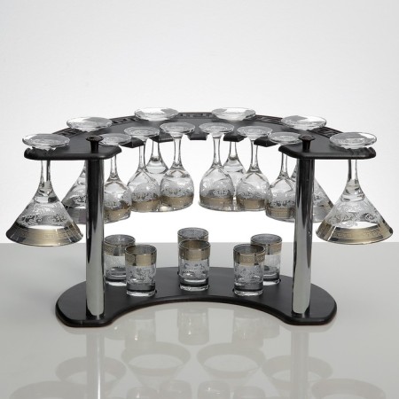 Mini-bar 18 objects: Martini 190 ml + glass 55 ml + pile 50 ml-2