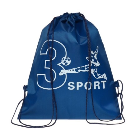 A bag for shoes 420 x 340 mm, calligrata Sport 3, (soft polyester, density 210d), blue mix