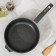 Granite pan, d = 24 cm, plastic handle, anti -stick coating, gray color