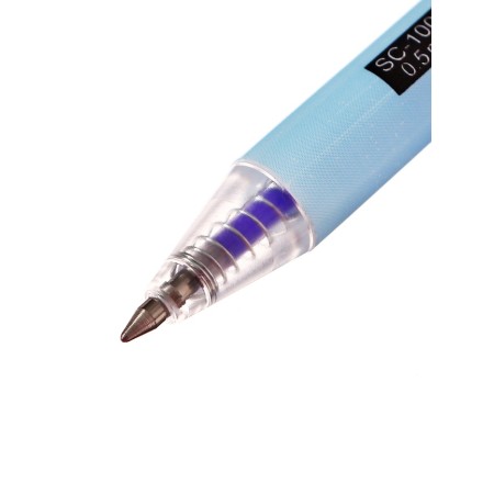 Handle gel automatic erased ink, 0.5 mm, blue rod, mixk-3