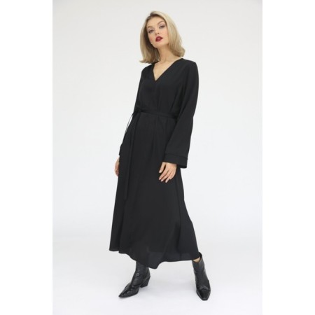 Silk dress of a free silhouette, size 42-1