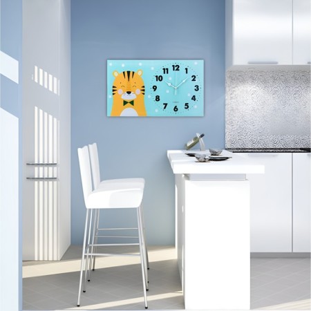 Carty clock wall "Tiger", silent, 35 x 60 cm, aa