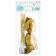 Set of candles in the cake 6 pcs. serpentine + 5 balls, gold, silver