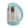 Electric kettle Energy E-202, metal, 1.8 l, 1500 watts, silver-blue