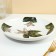 Ceramic plate Lemon Flowers, 22.5 cm, white color