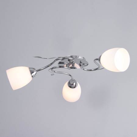 Jil chandelier 3x60W E27 chrome 58x58x22cm-1