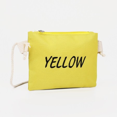 Set of backpacks on lightning from textiles, cosmetic bag, pencil case, yellow color-8