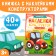 Stickers Designer with riddles "Transport", 12 pages, more than 40 stickers, 3+