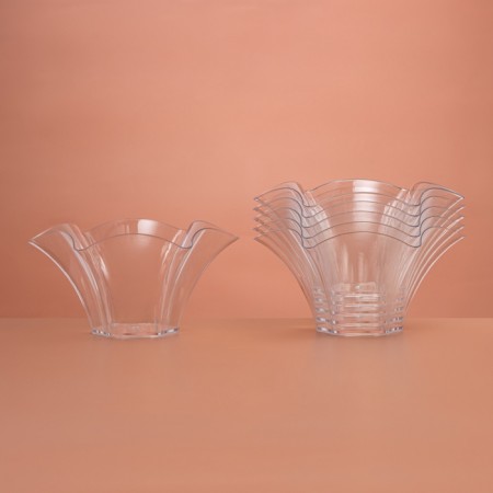 The form of plastic disposable for the buffet, transparent, 70 ml, 15 pcs/units.-3