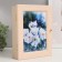 Key of "White Flowers" Milk oak 17x22 cm