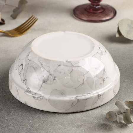 Porcelain plate Bolla Bianca, 600 ml, D = 15.5 cm-2