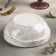 Porcelain plate Bolla Bianca, 600 ml, D = 15.5 cm