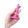 Anal plug Eromantica, silicone, pink, 8 cm, d 2.3 cm