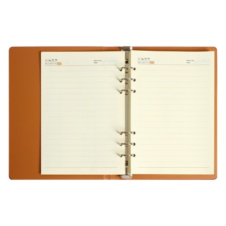 Organizer on the rings "Prestige" A5, 92 sheets in the ruler, leatherette cover, mix-7