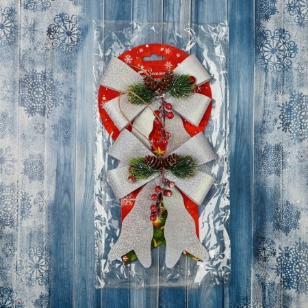Jewelry "Elite" (set 2 pcs) 12x14 cm, white-1