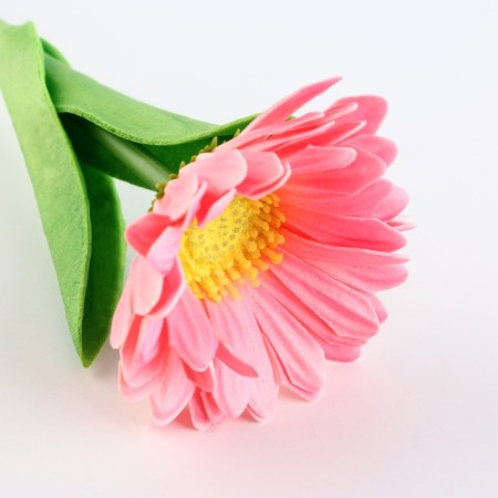 Handle joke Ball blue paste "Pink Herbera" Gift on March 8-2