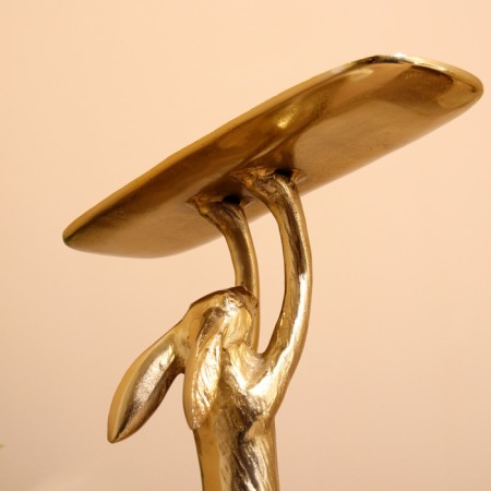 Bunny dish aluminum 24x38x48 cm-5