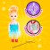 Baby doll "Sorceress", with a magic wand, mix