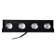 Facade lamp “Cascade”, FSD-092, 4 W, 3000k, 4 rays, IP65, 220 V, metal, black