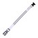 Collar with backlight double strip size m, Osh 40-48 x 2.5 cm, 3 glow modes White