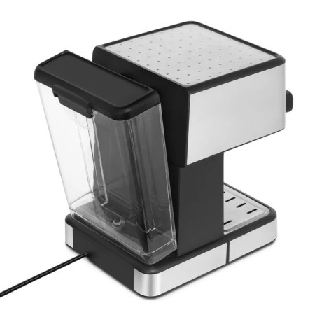 Coffee machine KitFort KT-7233, Rozhkova, 950 W, 1.5 l, cappuccino, black-silver-silver-2