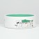 Ceramic Love and Cats bowl 300 ml 12.5 x 4.5 cm, mint