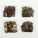 Installation button, omega (o-shaped), iron, d = 12 mm, bronze color