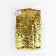 Decorative braid with sequins, elastic band, 3.5 cm, 9 ± 0.5 m, gold color