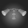 Ceiling EVOLUCE lamp. Sle103002-03. Maleonte. 3x40 watts, E14, 67x67x24 cm, chromium color