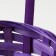 Wicker basket, D19 x 9.5 x 32 cm, purple, bamboo