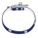 Velvety collar with hearts, 32 x 1 cm, Osh 23-29, textiles and leatherette, blue