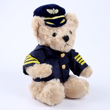 Soft toy "Little Friend", Bear pilot-3