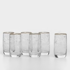 A set of glass glasses 