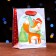 Laminated “New Year's Fox” package 11.5 x 14.5 x 6 cm