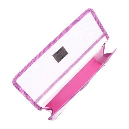 A5 notebook folder (230 x 190 x 50 mm), with Velcro valve, plastic/textiles, calligrata, "fluffist"-3