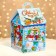 New Year. Gift box New Year's house is new "ice" with animation 12 x 12 x 19 cm.