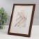 Photo frame Plastic "Mira" 13x18 cm beech with gold (plastic screen)