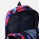 Youth backpack on lightning from textiles, 2 pockets, pink color