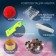 Sewing set, 75 items, in three -tier boxing, 16 × 15 × 12.5 cm, color mix