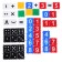 Tiko designer "Arithmetic" Hundred Square ", 145 parts