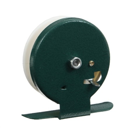 Inertial coil, metal plastic, diameter 5 cm, white-green color, 601-6