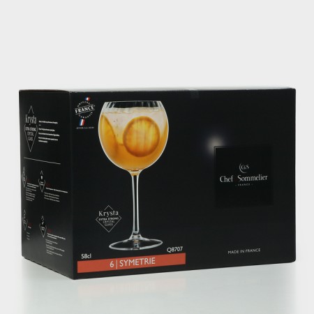 A set of glasses for Symétrie, 580 ml, crystal glass, 6 pcs-7