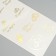 Stickers (stickers) "Wedding" 10x15 cm, color gold, 5-308