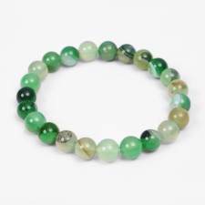 Bracelet ball No. 8 “Agate Green”, D = 6 cm