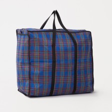 Household bag on lightning, 68l, blue color