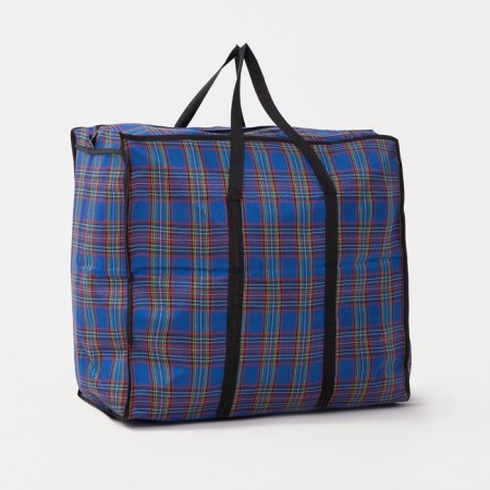 Household bag on lightning, 68l, blue color