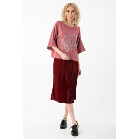 Female jumper, size 50, pink color-1