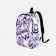 School backpack from textiles on lightning, 3 pockets, lilac color