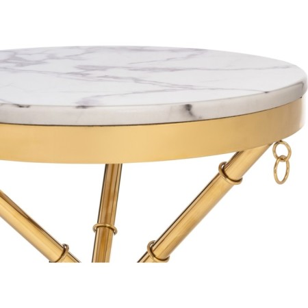 Monika Metal coffee table, gold 50x50x55 cm-3
